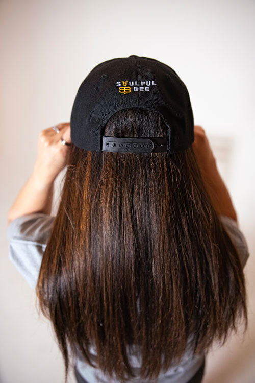 Black Snapback with Gold SB Insignia