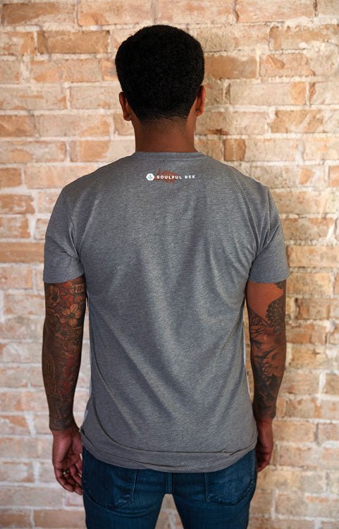 Soulful Bee Gray T-Shirt
