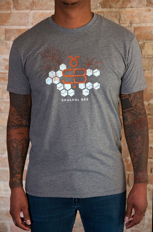 Soulful Bee Gray T-Shirt