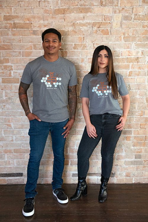Soulful Bee Gray T-Shirt